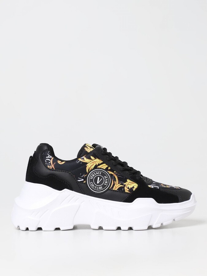 Versace Jeans Couture sneakers in leather and nylon - ShopStyle