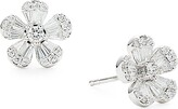 Thumbnail for your product : Effy 14K White Gold & 0.84 TCW Diamond Flower Stud Earrings