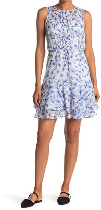 Tommy Hilfiger Floral Tiered Sleeveless Dress, Size 4 in Ivory/Blue at  Nordstrom Rack - ShopStyle