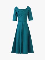 Thumbnail for your product : Jolie Moi Scoop Neck Swing Dress, Teal