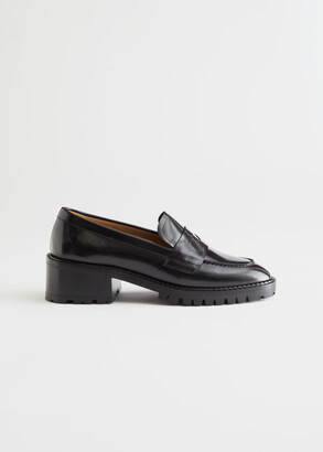 Chaussures Chaussures basses Slips-on & other stories Slip-on noir style d\u2019affaires 
