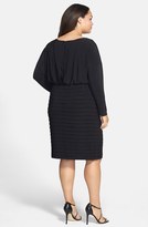 Thumbnail for your product : Adrianna Papell Banded Skirt Dress (Plus)