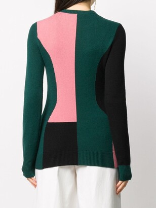 colville Long Sleeve Block Colour Sweater