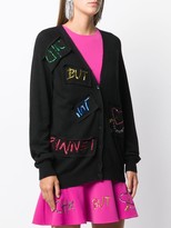 Thumbnail for your product : Boutique Moschino Embroidered Relaxed Cardigan