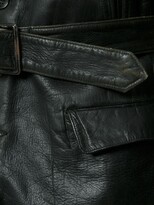 Thumbnail for your product : Fake Alpha Vintage 1930s Leather Car Coat
