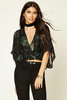 Thumbnail for your product : Forever 21 FOREVER 21+ Contemporary Floral Wrap Top