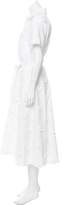 Thumbnail for your product : Lela Rose Embroidered Midi Dress