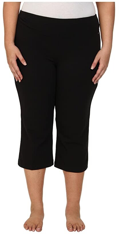 jockey active slim capri flare
