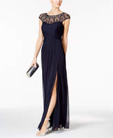 Thumbnail for your product : Xscape Evenings Embellished Faux-Wrap Gown