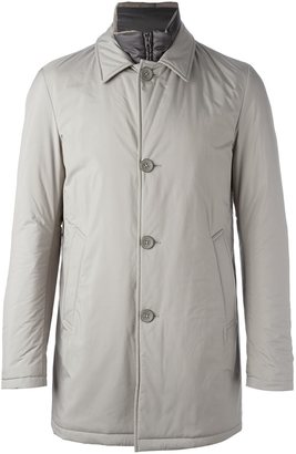Herno double lapel zipped jacket - men - Cotton/Acrylic/Polyamide/Polyester - 52