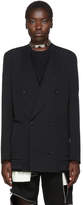 Thumbnail for your product : Comme des Garcons Homme Plus Black Wool Double-Breasted Blazer