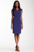 Thumbnail for your product : Adrianna Papell Lace Illusion Roke Crepe Dress