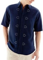 Thumbnail for your product : JCPenney Havanera Co. The Havanera Co. Short-Sleeve Button-Front Shirt