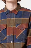 Thumbnail for your product : Brixton Weldon Plaid Flannel Long Sleeve Button Up Shirt
