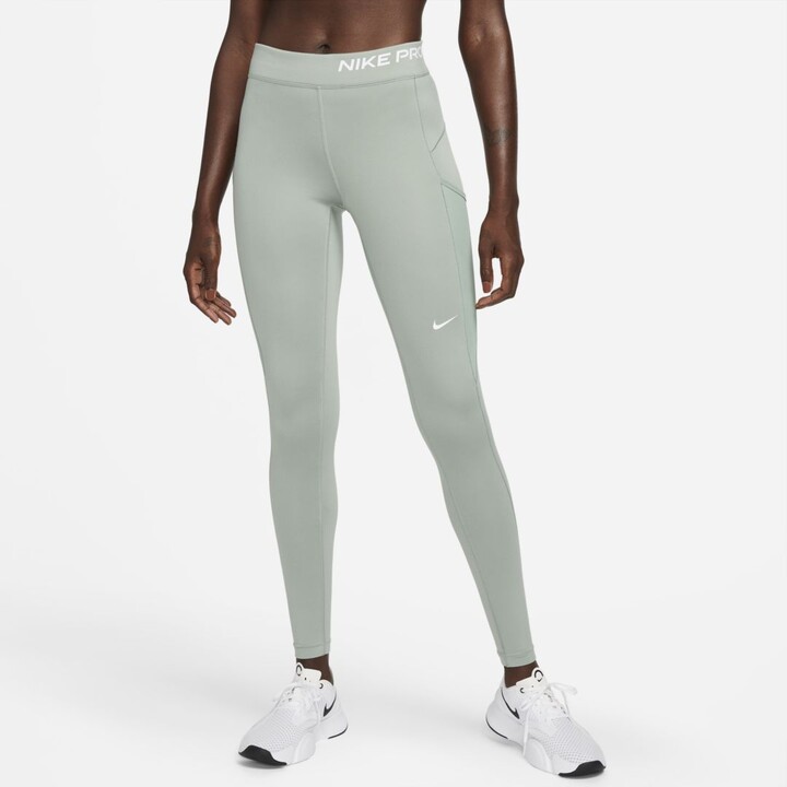 Nike One Therma-fit High-waisted 7/8 leggings 50% Recycled Polyester in  Blue