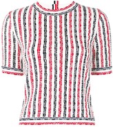 Thumbnail for your product : Thom Browne vertical-stripe T-shirt