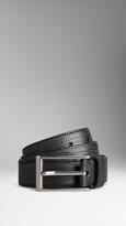 Thumbnail for your product : Burberry Textured Lizard Belt