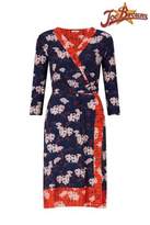Thumbnail for your product : Next Womens Joe Browns Long Sleeve Jersey Wrap Oriental Print Dress