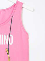 Thumbnail for your product : Moschino Kids logo tank top