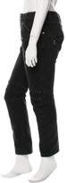 Thumbnail for your product : Balmain Moto Straight-Leg Jeans w/ Tags