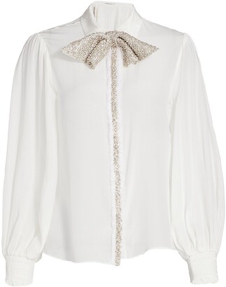 Alice + Olivia Women's Long Sleeve Tops | Shop the world's largest  collection of fashion | ShopStyle