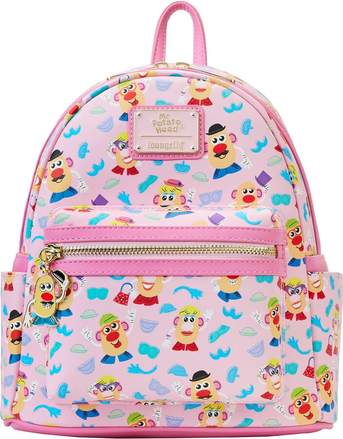 Loungefly Hasbro Mr. and Mrs. Potato Head All Over Print Mini Backpack