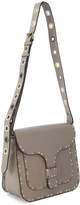 Thumbnail for your product : Rebecca Minkoff Midnighter Grey Leather Shoulder Bag With Studs
