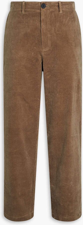 Tapered corduroy pants