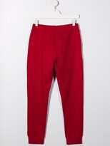 Thumbnail for your product : Emporio Armani Kids TEEN logo-print track trousers