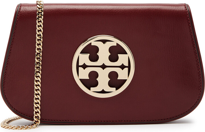 Tory Burch Reva Leather Clutch