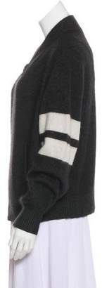 360 Cashmere Wool-Blend Zip-Up Cardigan