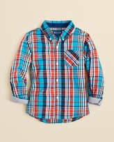Thumbnail for your product : Andy & Evan Boys' Plaid Woven Shirt - Sizes 5-7