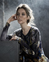 Thumbnail for your product : Escada Abstract Floral-Print Wool-Silk Tee