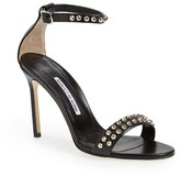 Thumbnail for your product : Manolo Blahnik 'Miramar' Stud Sandal (Women)