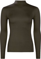 Thumbnail for your product : boohoo Petite Long Sleeve Rib Turtle Neck Top