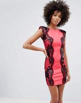 Thumbnail for your product : Little Mistress Panel Bodycon Dress