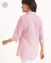 Thumbnail for your product : Chico's Chicos Petite Striped Tunic Shirt
