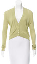 Thumbnail for your product : Alaia Cropped V-Neck Cardigan