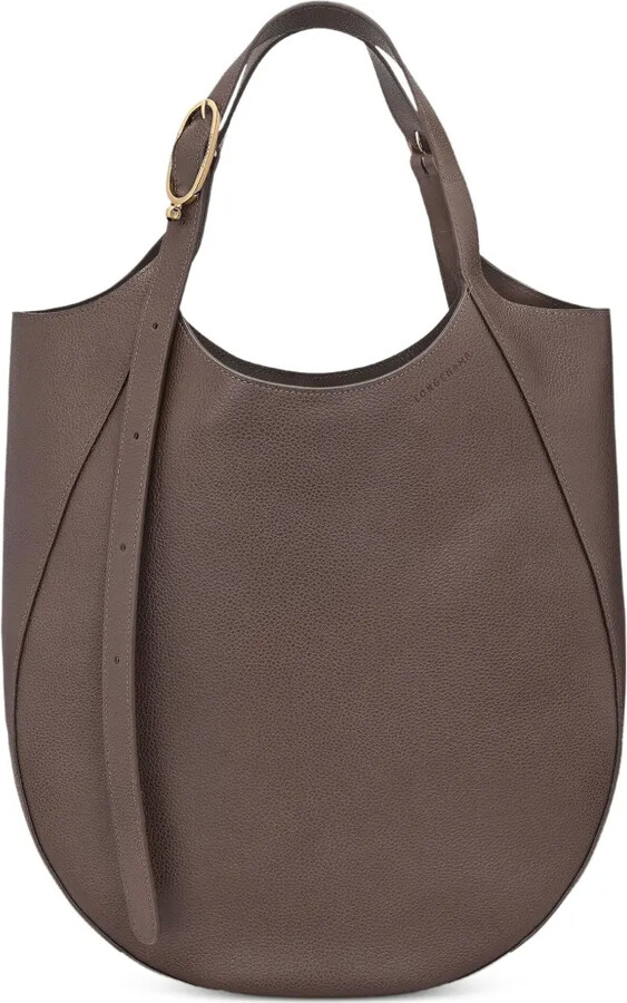Longchamp Le Foulonné XL leather tote bag