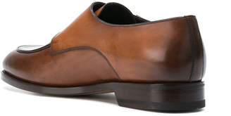 Santoni double monk strap shoes