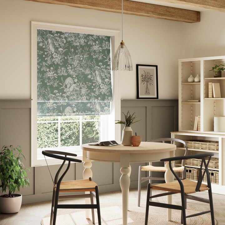 Dunelm Fungi Forest Blackout Roman Blind Green ShopStyle Decor