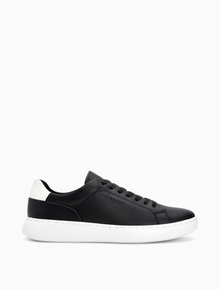 Falconi tumbled leather sneaker Clearance