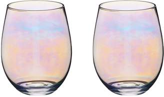 Kitchen Craft Iridescent 600 ml Tumbler Glasses – Set of 2