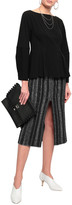 Thumbnail for your product : Proenza Schouler Pleated Textured-crepe Top
