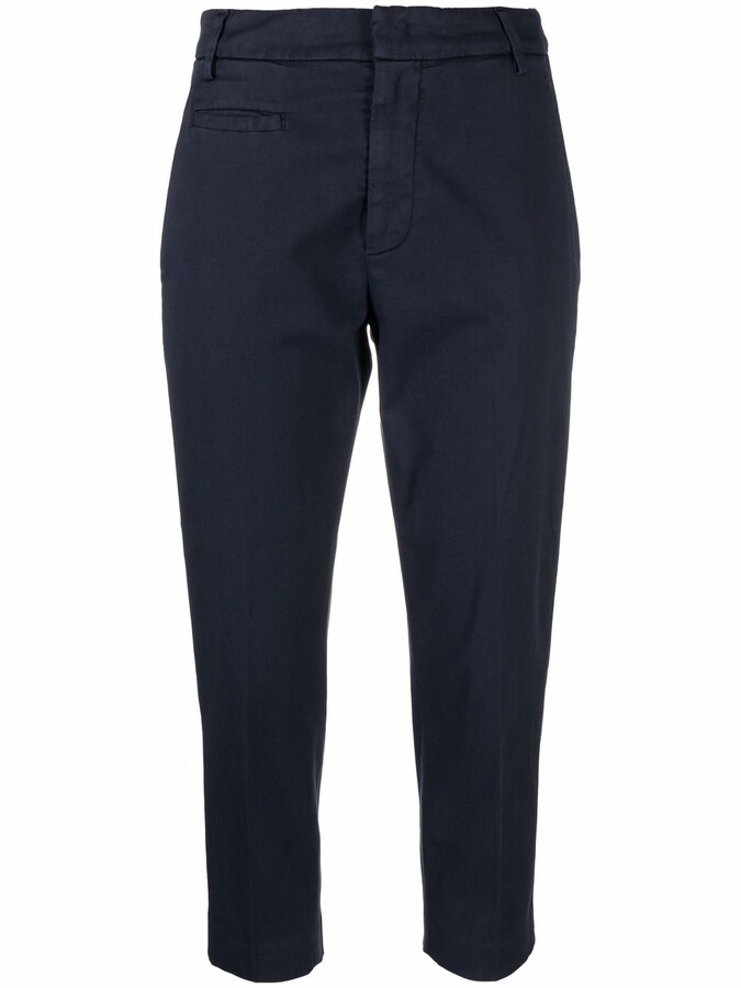 Gill Navy Blue Woman's 4 Pocket Crew Cotton Chino Trousers Size 16 RRP £65 688 