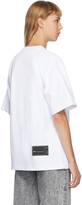 Thumbnail for your product : we11done White High-Neck Logo T-Shirt