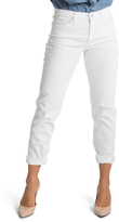 Thumbnail for your product : Spanx The Slim-X® Distressed Casual Cuffed Jeans in White