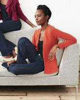 Thumbnail for your product : White + Warren Cashmere Peplum Cardigan