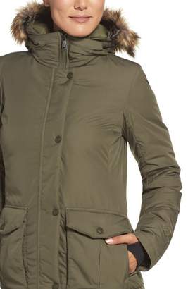 The North Face Tuvu Water Repellent Parka with Faux Fur Trim
