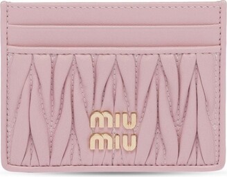 Miu Miu Matelassé Nappa Leather Card Holder - ShopStyle